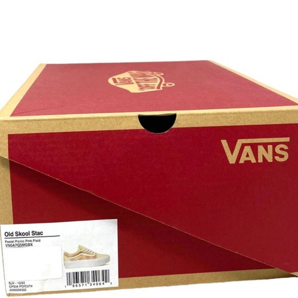 VANS Old Skool Platform Shoes Plaid Multi Sneakers Canvas Women Size VN0A7Q5MGBX - Picture 2 of 11